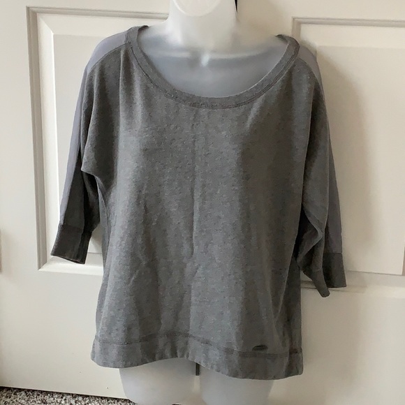 Abercrombie and Fitch Gray 3/4 Sweater - Picture 2 of 5